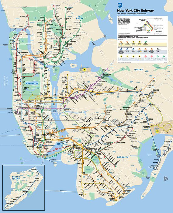 E' morto il padre dell'iconica mappa della metro di New York