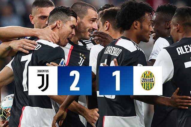 Calcio Serie A: Juventus batte 2-1 il Verona